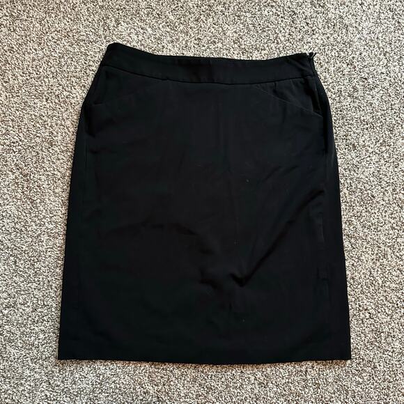 Theory black pencil skirt size 0 - Picture 2 of 8